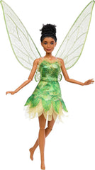 DISNEY Peter Pan & Wendy Tinker Bell Feenpuppe mit beweglichen Flügeln und grünem Kleid, inspiriert vom Film, Geschenk für Kinder zum Nachspielen von Szenen oder eigenen Abenteuern, HNY37