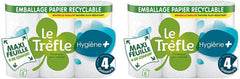 Le Trefoil Hygiene + hârtie igienică, 6 role, 4 tări (pachet cu 2)