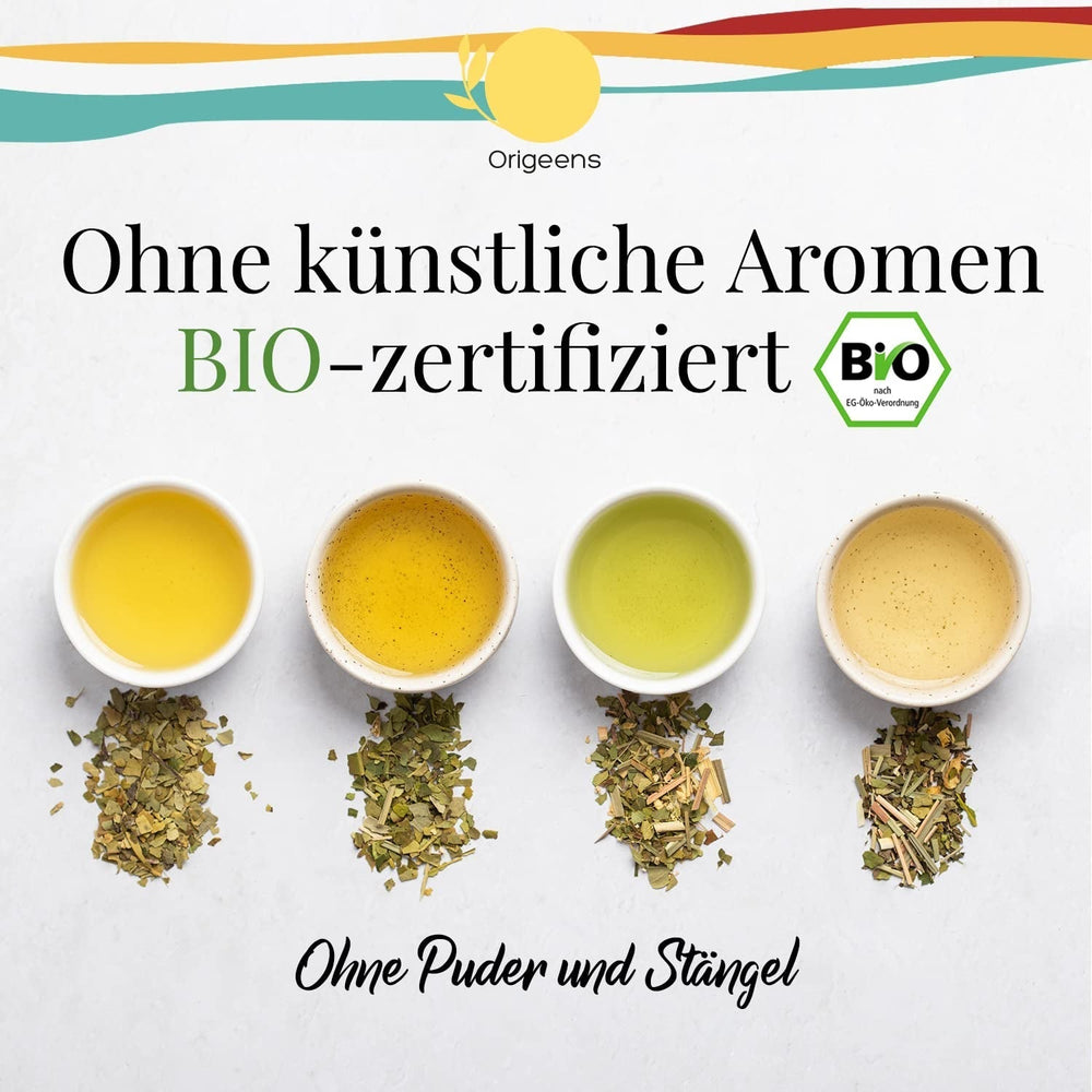 SET CADOU ORIGEENS CEAI MATE BIO X4 I Yerba Mate Bio 4X80G I Set ceai Yerba Mate, idee cadou