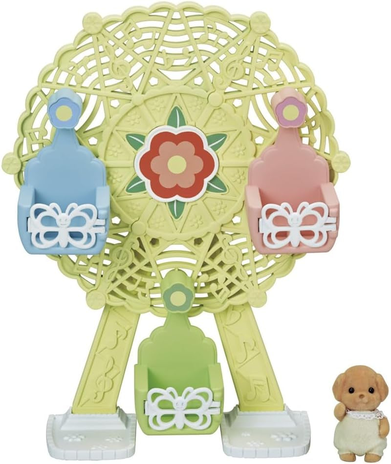 Sylvanian Families 5333 Baby Abenteuer Riesenrad - Puppenhaus Spielset