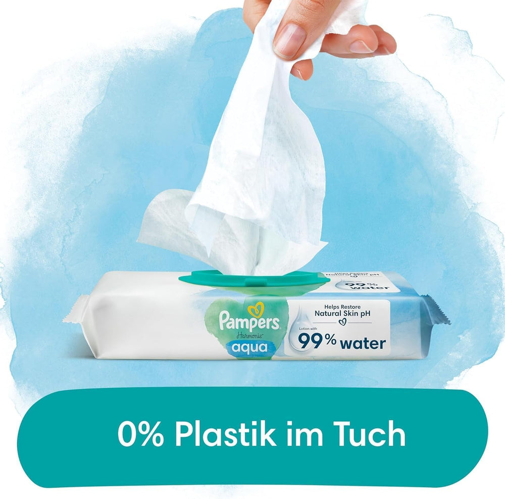 Pachet virtual: Șervețele umede Harmony mărimea 1 și Aqua