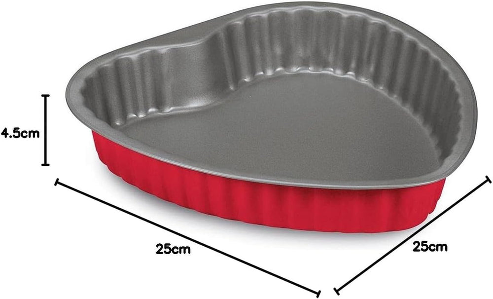 508000000hgnam Rossana 2.0, formă de inimă 25 cm, oțel cu acoperire necorespunzătoare, Matrite si tavi pentru copt Naty Shop