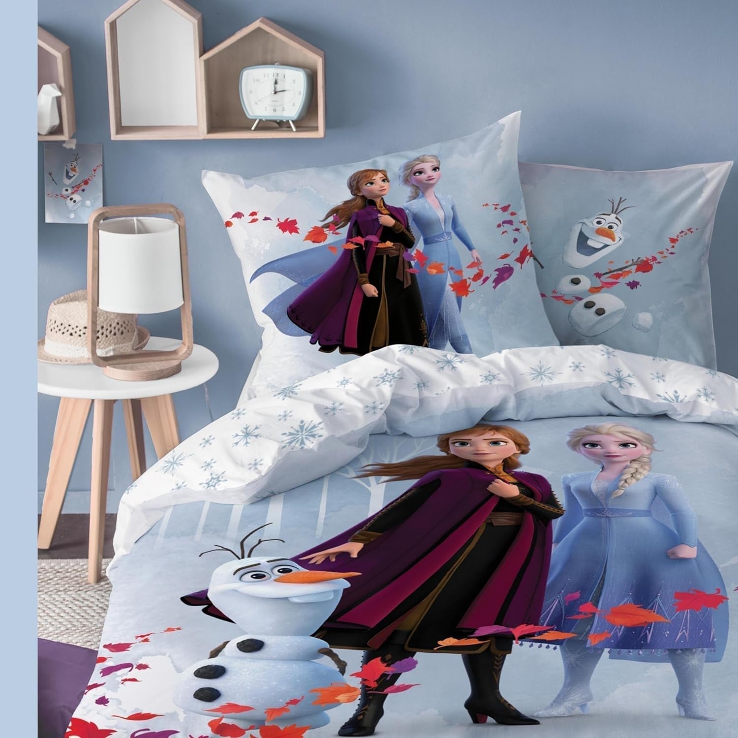 Lenjerie de pat pentru copii, diverse personaje animate, 100% bumbac Lenjerie de pat - copii Naty Shop