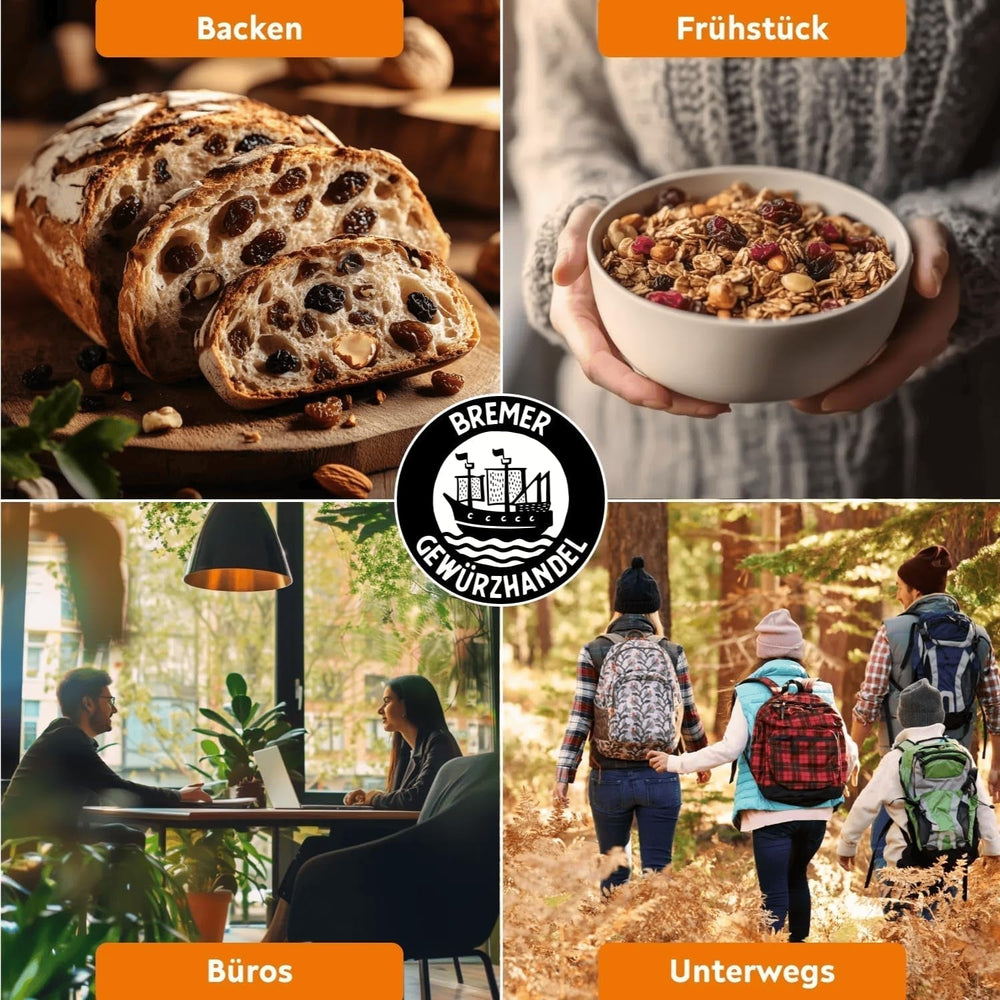 Caise uscate Bremer Gewürzhandel, fructe uscate fără zahăr adăugat și nesulfurate, 1kg Produse deshidratate Naty Shop