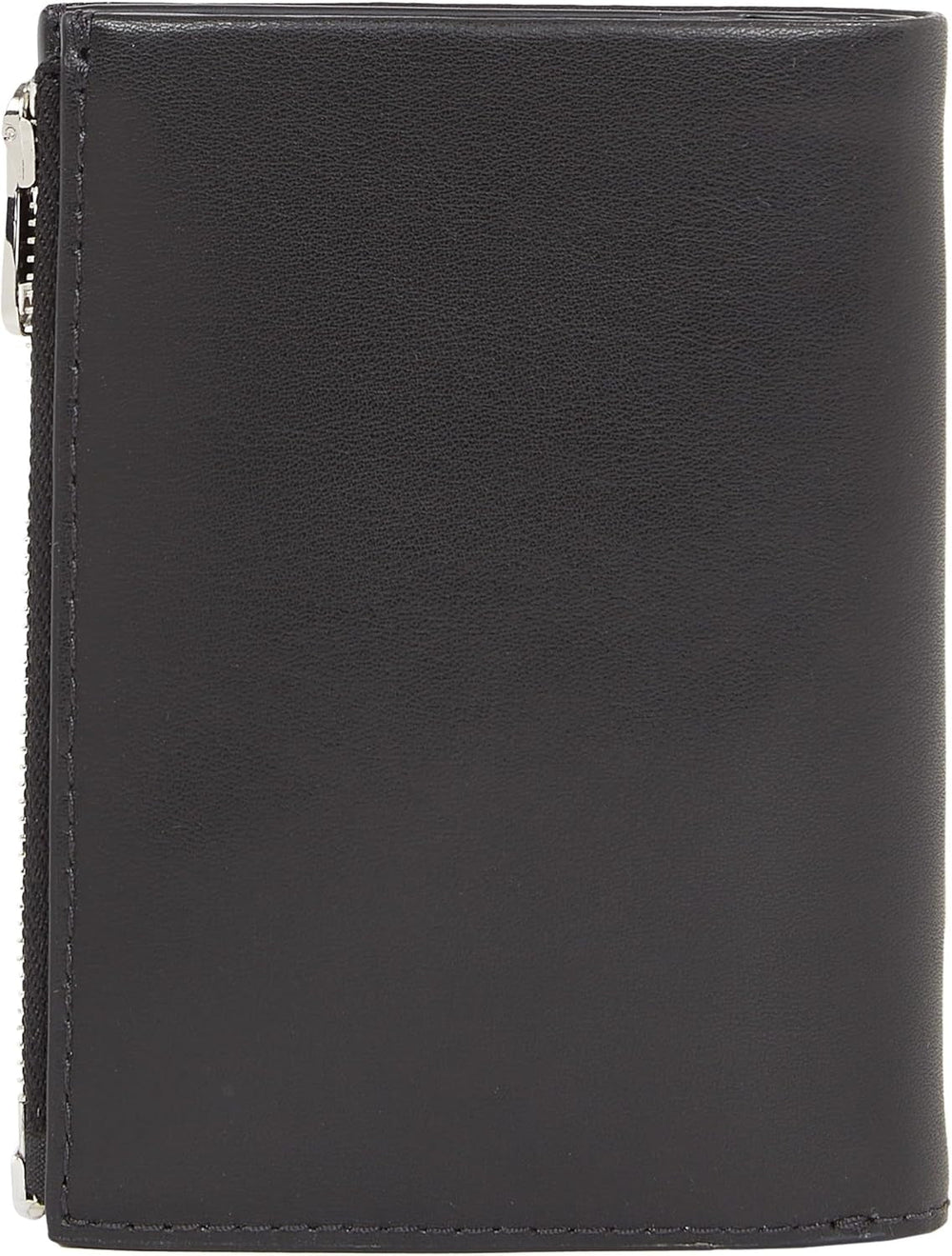 Calvin Klein METAL CK TRIFOLD 6CC W/DETACH C Portofel pentru bărbați, Black (Ck Black), OS Portofel Barbati Naty Shop
