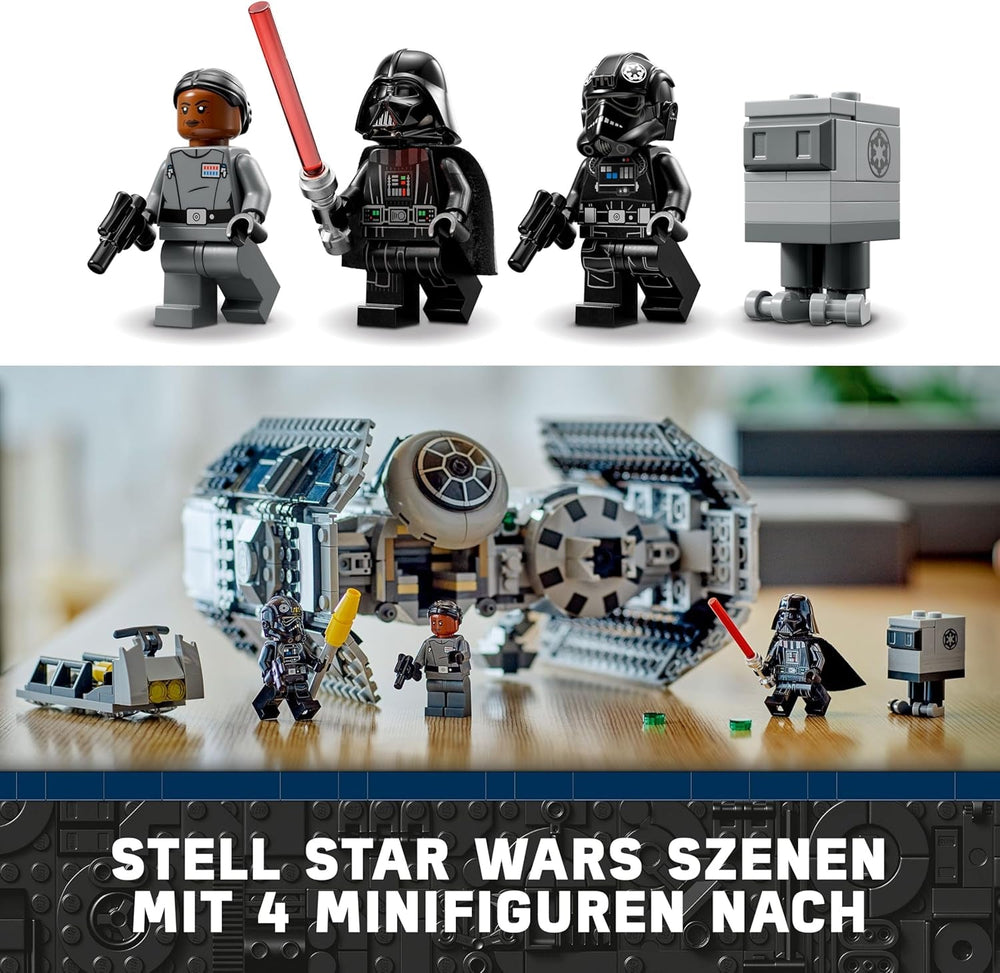 LEGO 75347 Star Wars TIE Bombe Spielzeug mit Darth Vader Minifigur mit Lichtschwert und Gonk-Droide, Starfighter Modell - Geschenk für Jungen und Mädchen ab 9 Jahren