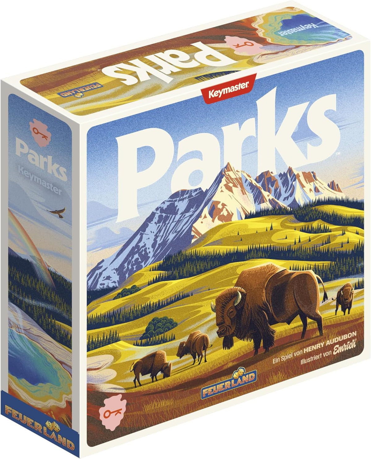 Parks (ediția a II-a), 26,7 cm x 26,7 cm x 0,1 cm