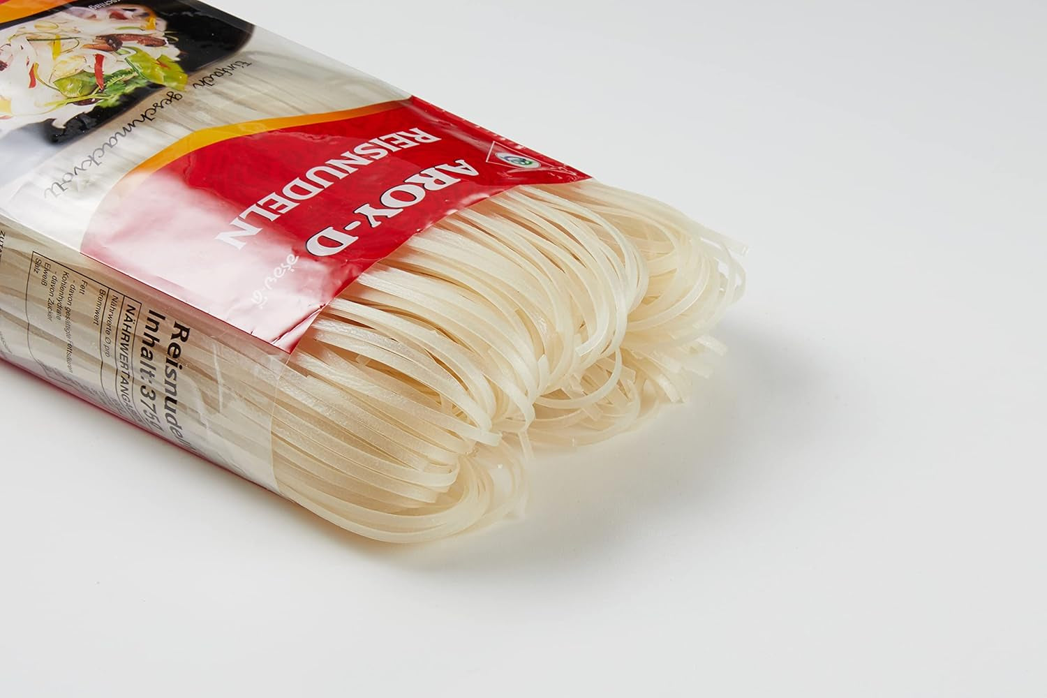 Tăiței de orez Aroy-D, fără gluten, 3 mm, pachete (1 pachet x 375 g)
