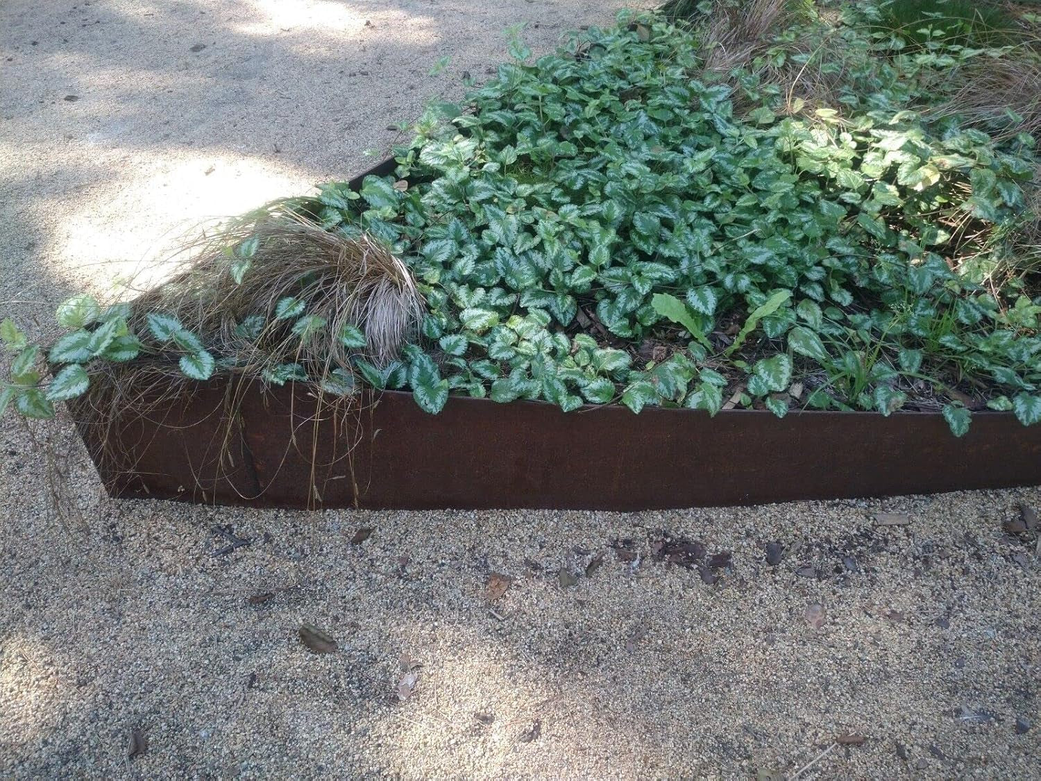 10 Stück Rasenkante Edelrost 18 Cm Hoch Dünn Biegsam 1 Meter Stücke