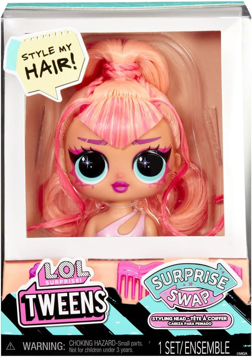 L.O.L. Surprise! Tweens Surprise Swap Serie - Styling-Köpfe mit tollen Haar-Accessoires und wunderschönem Haar - ideal für Kinder ab 4 Jahren,Mehrfarbig
