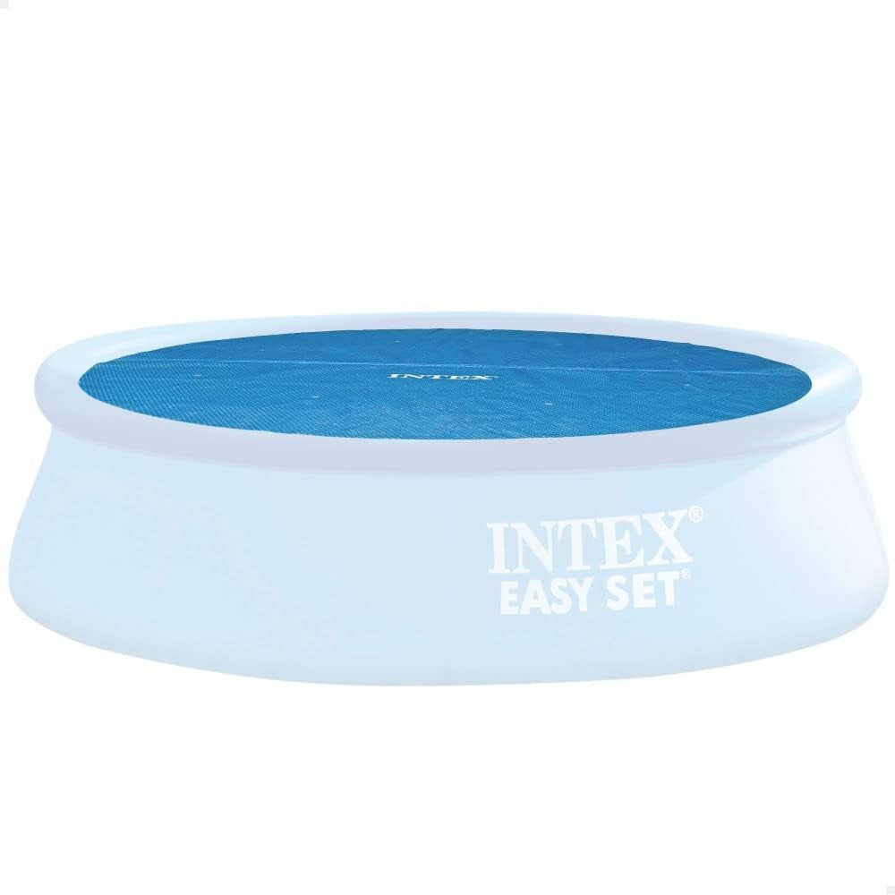 Prelată solară Intex pentru piscine Easy și Frame, lățime 305 cm, grosime 120 microni, dimensiune fabricată: aprox. 290 cm, 28011 Albastru