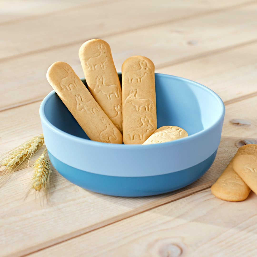 Biscuiți Alete Conscious pentru copii, de la 8 luni, biscuiți cu unt din grâu pentru copii, biscuiți ambalați convenabil ca o gustare mică, perfecți pentru drum și între ore, 1 x 180 g