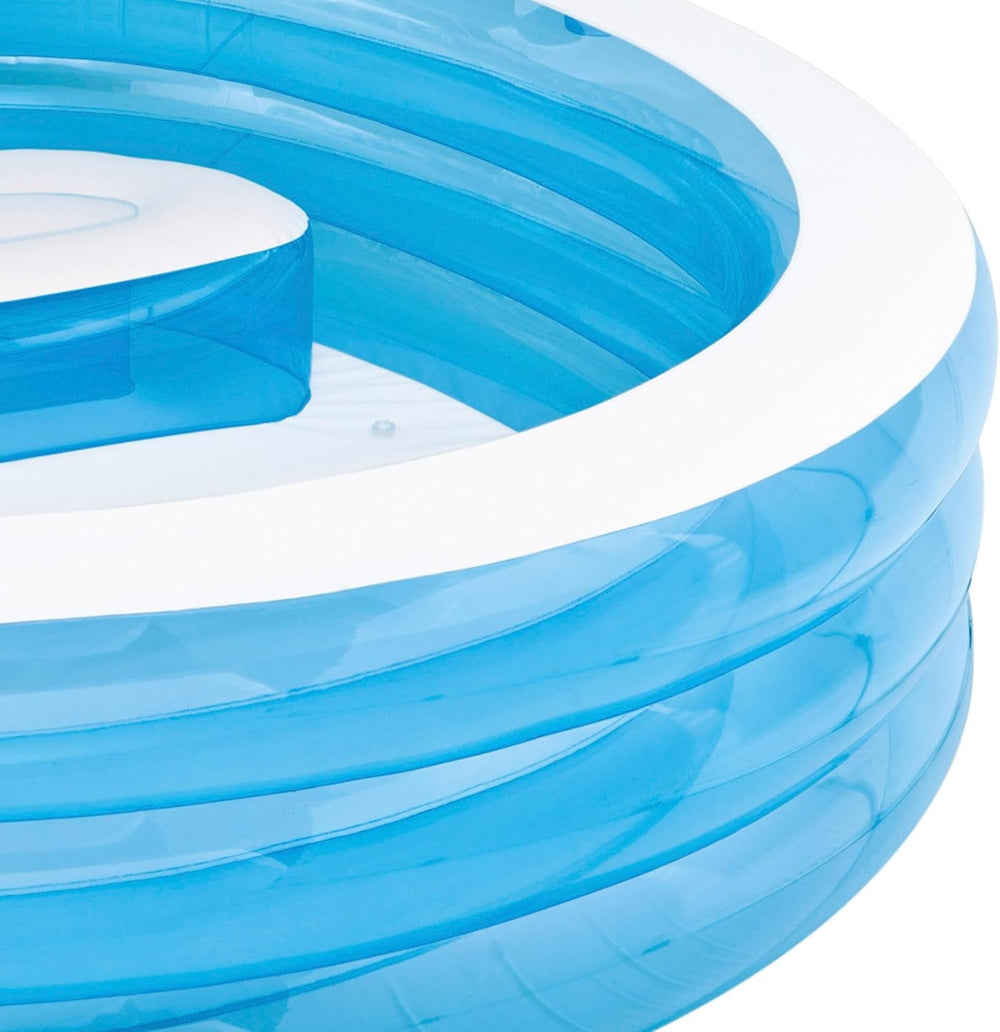 Intex 57190NP - Scaun gonflabil pentru piscină, vinil, multicolor, 229x218x79 cm