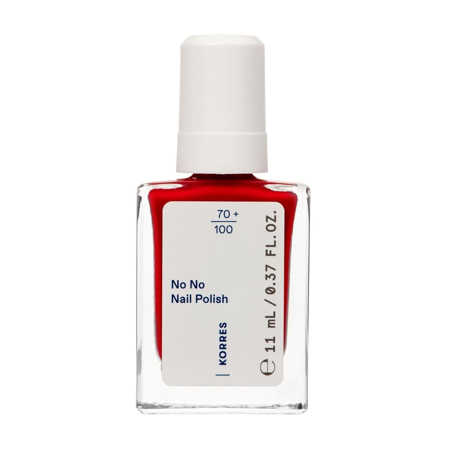 Bază de ojă KORRES No No - bază vegană 10% fără eliberare, pentru o culoare de lungă durată, rezistentă la ciobire, 11 ml - unghii îngrijite natural, fără substanțe nocive