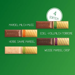 merci Finest Selection Almond Crunch Variety – 1 x 250 g – Specialități rafinate cu nuci și ciocolată – Praline umplute și neumplute