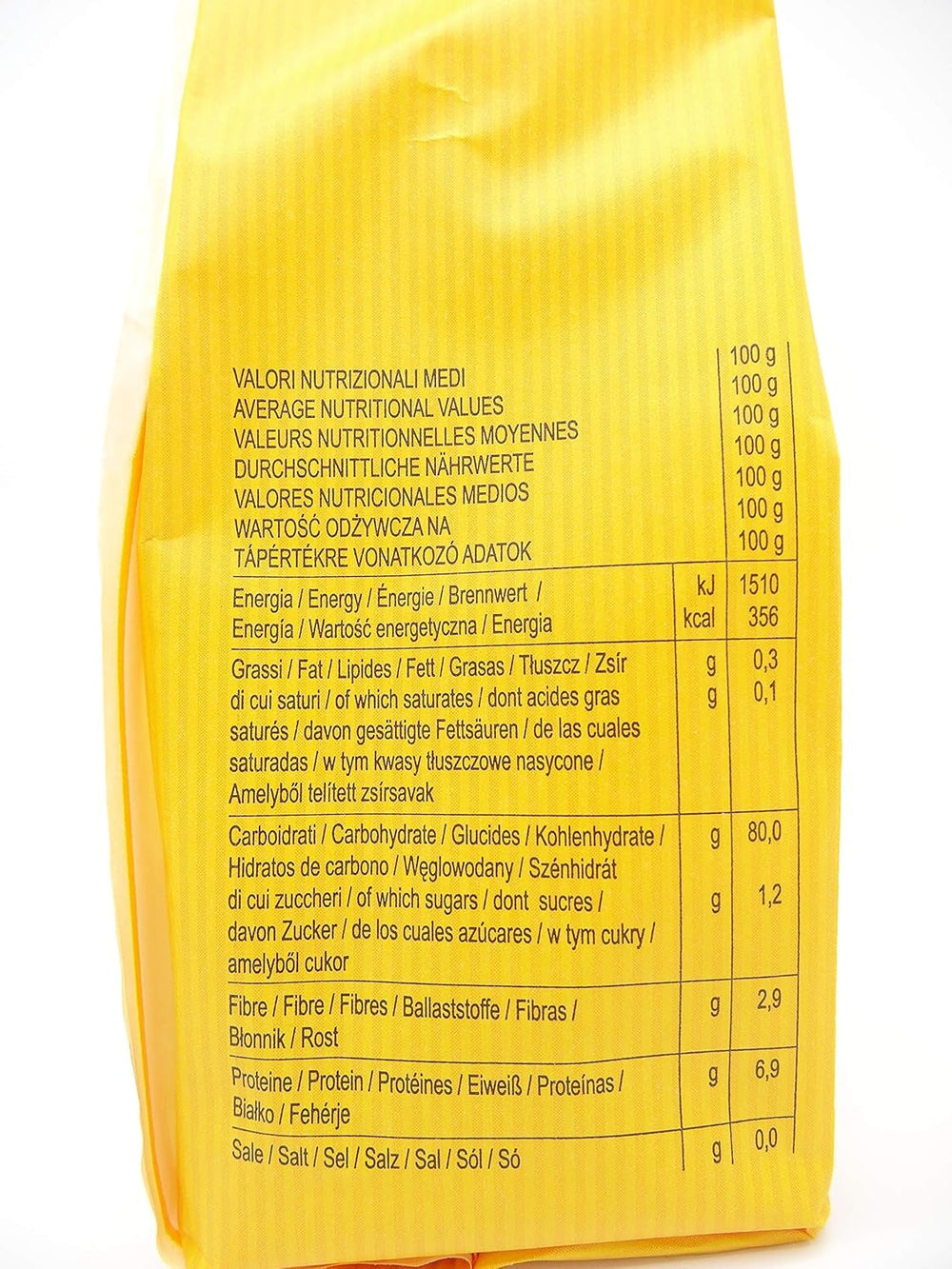 Paste Dialsi în formă de stea, paste fără gluten din porumb și orez, trase în bronz, ingrediente 100% italiene, fără aditivi, se gătește în 8-9 minute, pachet de 300g