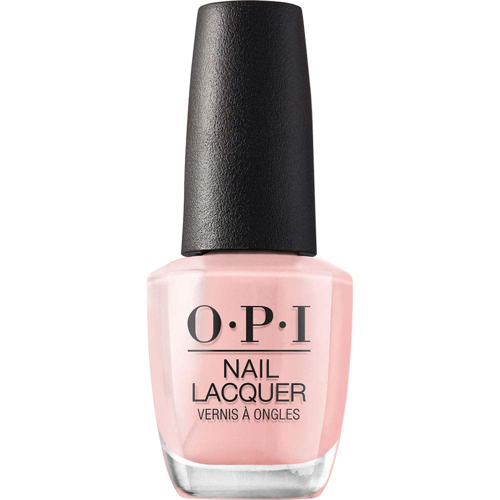 OPI Nail Lacquer Pink Shades – Oja cu uscare rapidă, rezistentă la ciobire și de lungă durată – durează până la 7 zile – cu pensulă ProWide extra-lată