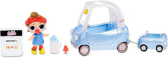 L.O.L. Surprise! 564928E7C Furniture - Puppenmöbel und Sammelfigur mit Zubehör Road-Trip mit Can Do Baby, 10 Überraschungen