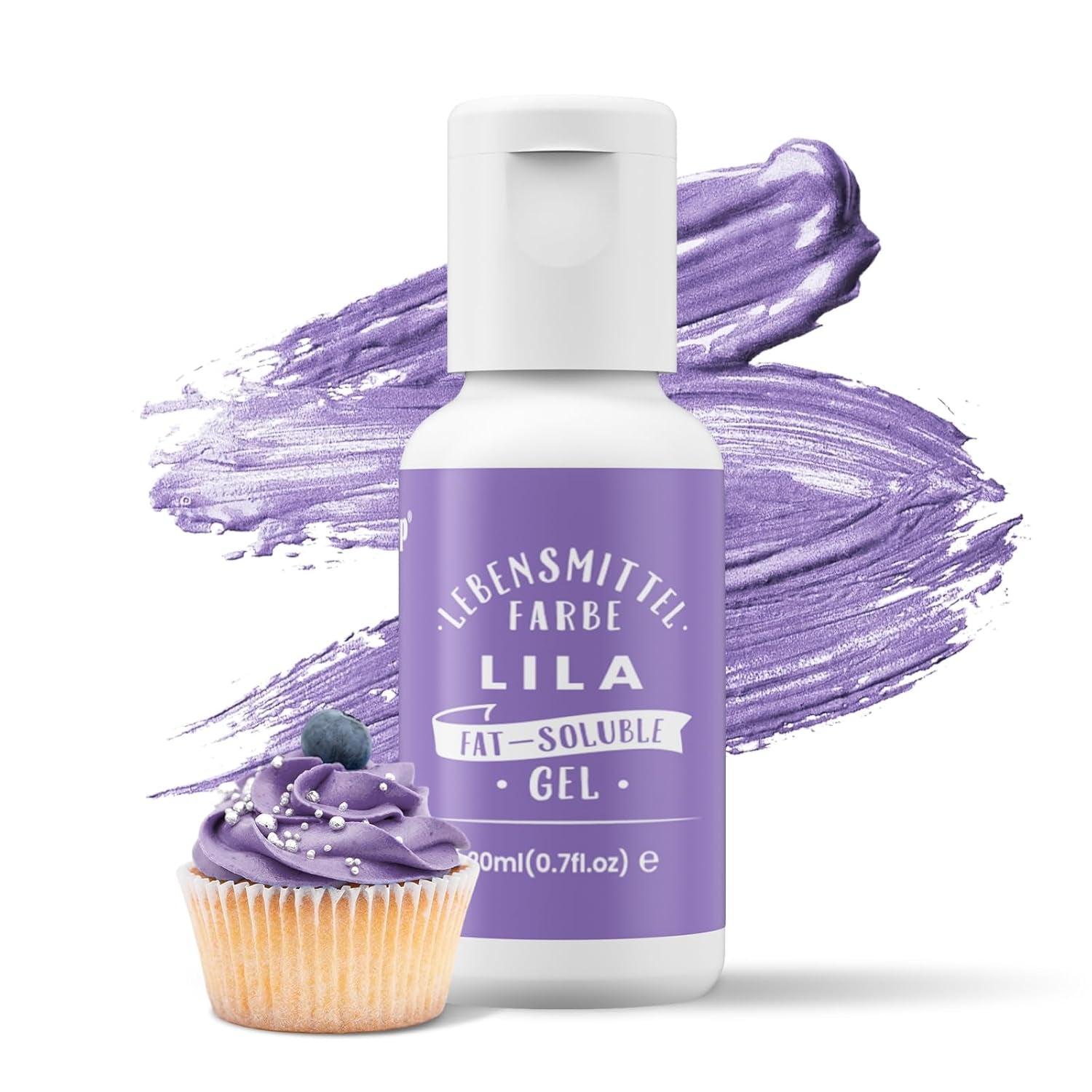 Amestec de uleiuri, colorant alimentar roz pe bază de ulei, foarte concentrat, pentru ciocolată, fondant, fursecuri, copt tort, macaroane, decorare tort DIY, toppinguri pentru aluat - 20ml