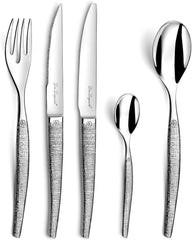 Tacâmuri JET cu design fin, strălucitor, set excepțional de tacâmuri, 30 de bucăți Bucatarie Naty Shop