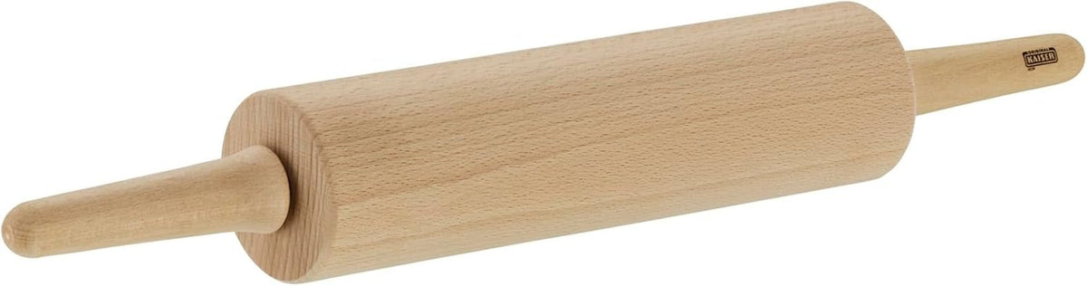 Sucitor original Kaiser Classic 47 x 6,5 cm, rolă pentru aluat, sucitor, lemn de fag, rulment de alunecare lină, suprafață largă de rulare, bej