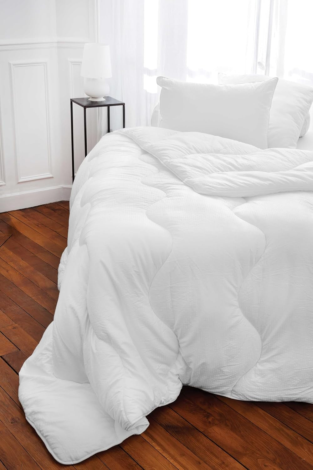 Toison D'Or Plapumă naturală Silkydor, 380 bumbac satinat, 240 X 280 cm, alb Plapumi si pilote Naty Shop Alb Regina (U.K. Standard)