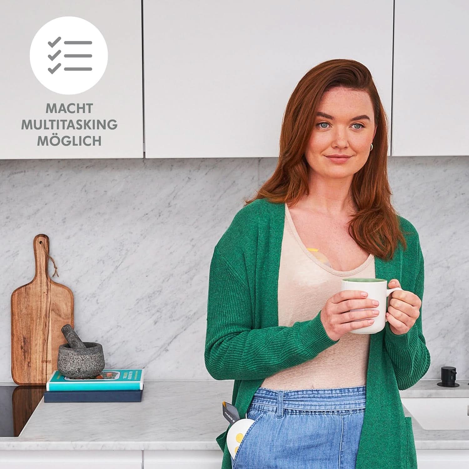 Pompă de sân fără mâini Medela Solo | Pompă de sân electrică compactă și intuitivă pentru pompare pe o singură față Accesorii Hrana si Alaptare Bebe Naty Shop