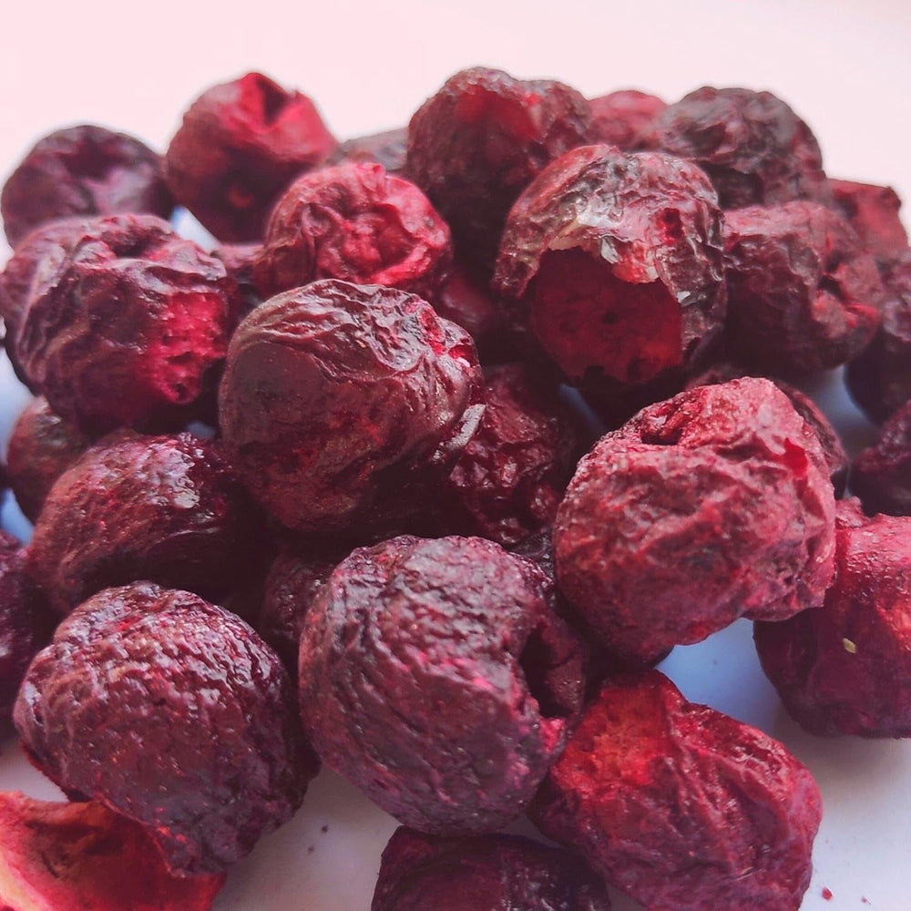 Cireșe liofilizate | Cireșe acre uscate | Fructe liofilizate | Fructe uscate liofilizate | Fructe liofilizate Cireșe uscate | Fur Smoothie Fructe liofilizate (90g) Produse deshidratate Naty Shop