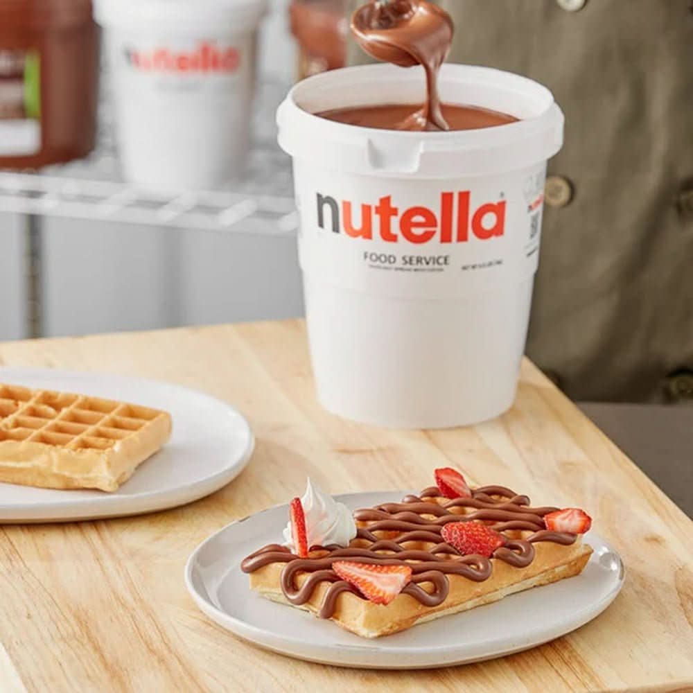 Crema tartinabila de alune de padure cu cacao, NUTELLA, 3kg Nati Shop