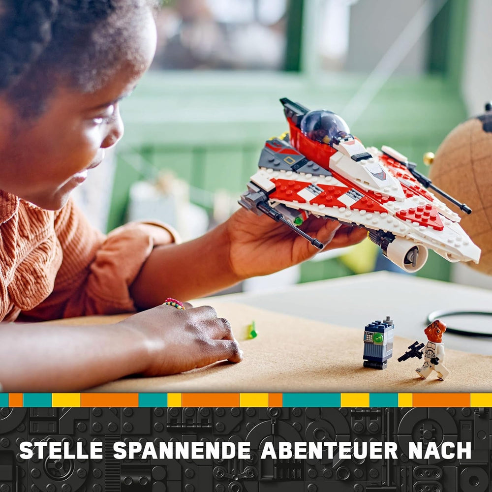 LEGO Star Wars Jedi Bobs Sternjäger, Bauspielzeug, Spielzeug-Sternenschiff Steinen, beliebter Charakter, Geburtstagsgeschenk für Jungen, Mädchen und alle Fans ab 8 Jahren 75388