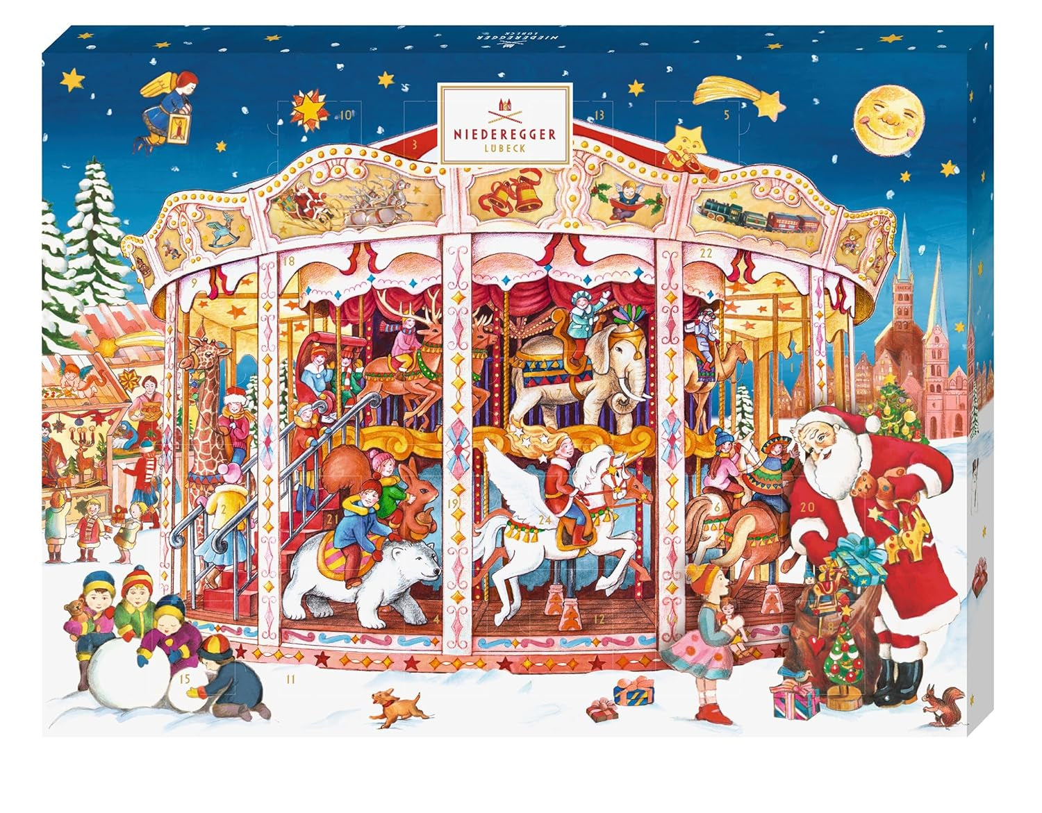 Calendar de Advent Niederegger Carusel 500g