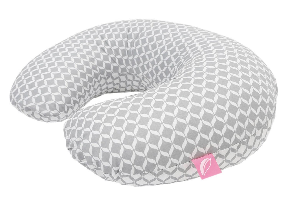 Pernă de alăptare ergonomică, Oeko-Tex Standard 100, bej Accesorii Hrana si Alaptare Bebe Naty Shop Gri