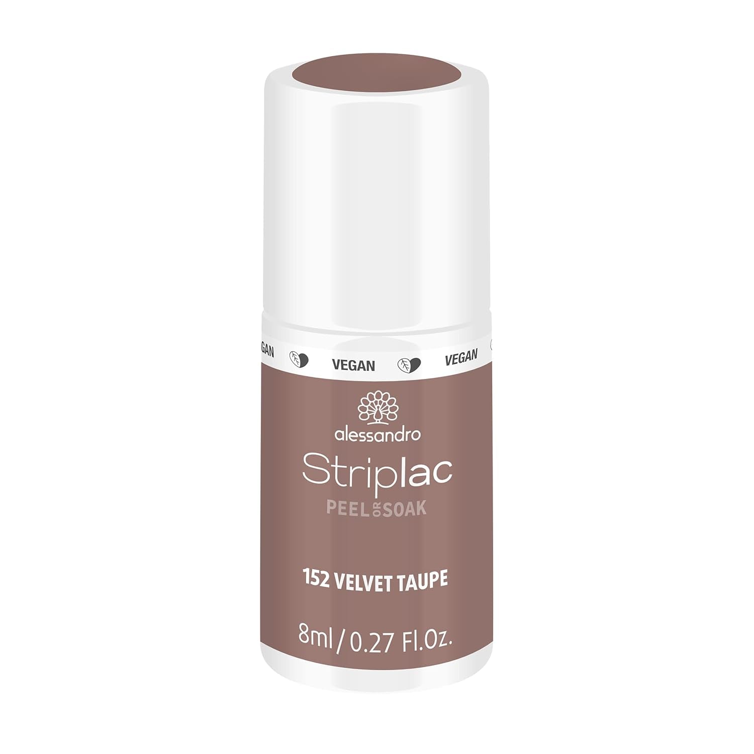 Oja UV alessandro Striplac Classic Rosy Wind – Delicată și de lungă durată – Îndepărtare ușoară datorită tehnologiei de îndepărtare peel-off – Vegană și cruelty-free – 8 ml