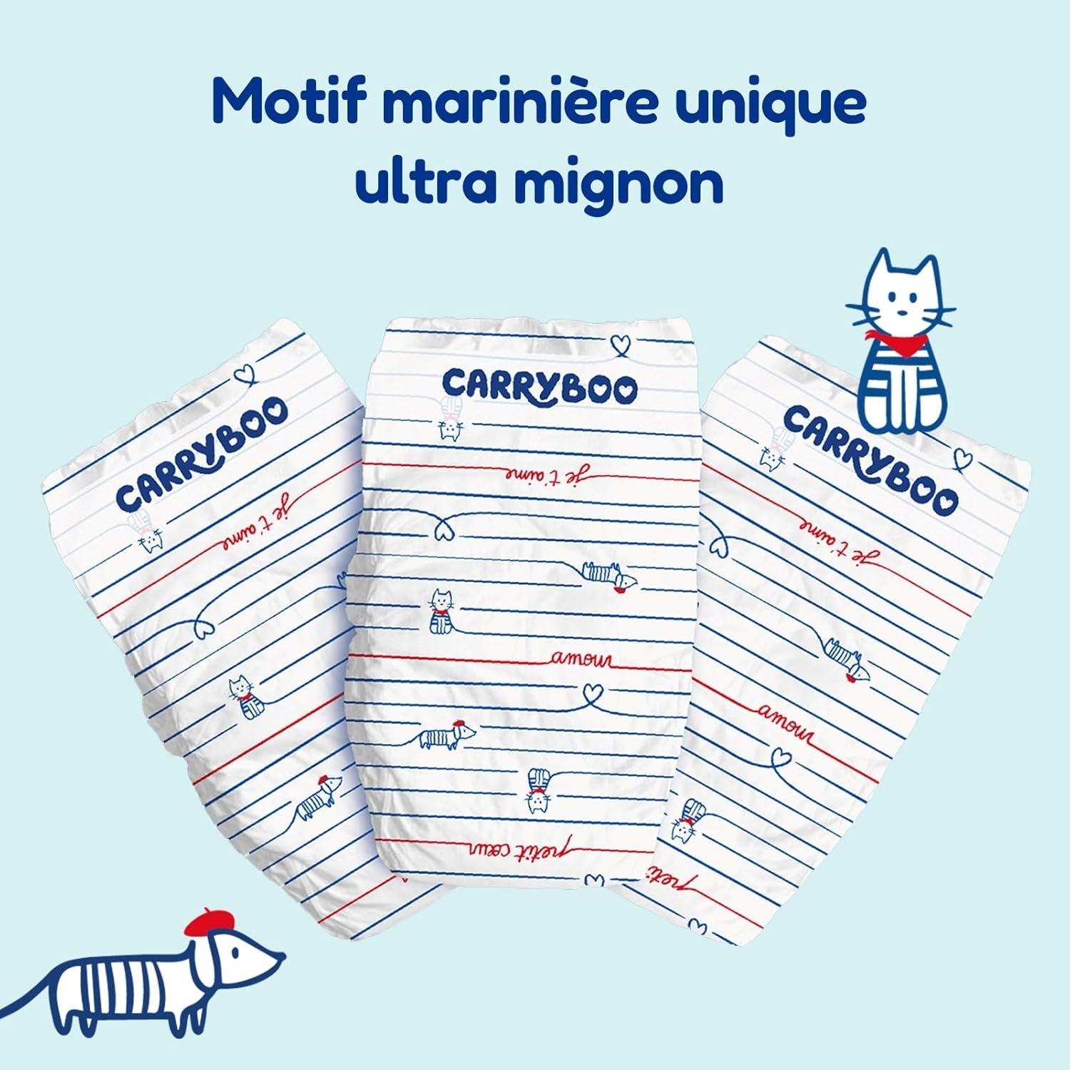 Scutece mărimea 5 (12-25 kg) – sănătoase și extrem de absorbante – protecție anti-scurgere 12 ore – fără substanțe nedorite – fabricate în Franța – preț accesibil – 120 de scutece de unică folosință