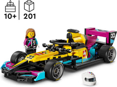 LEGO Speed Champions F1 ACADEMY Rennwagen - Spielzeug Modellauto - Mit Formel 1 Rennfahrerin Minifigur - Geschenk für Mädchen, Jungen & Erwachsene Fans ab 10 Jahren - 77258