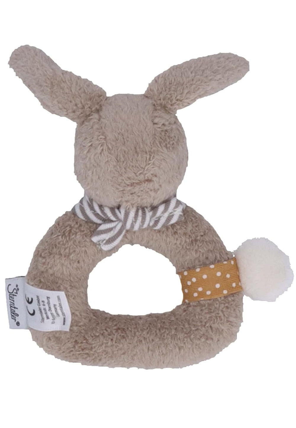 Sterntaler baby unisex jucărie de prins jucărie de prins pentru copii iepuraș fericit - jucărie de prins pentru copii, jucărie de prins pentru copii, jucărie pentru copii - maro Jucarii Bebe Naty Shop