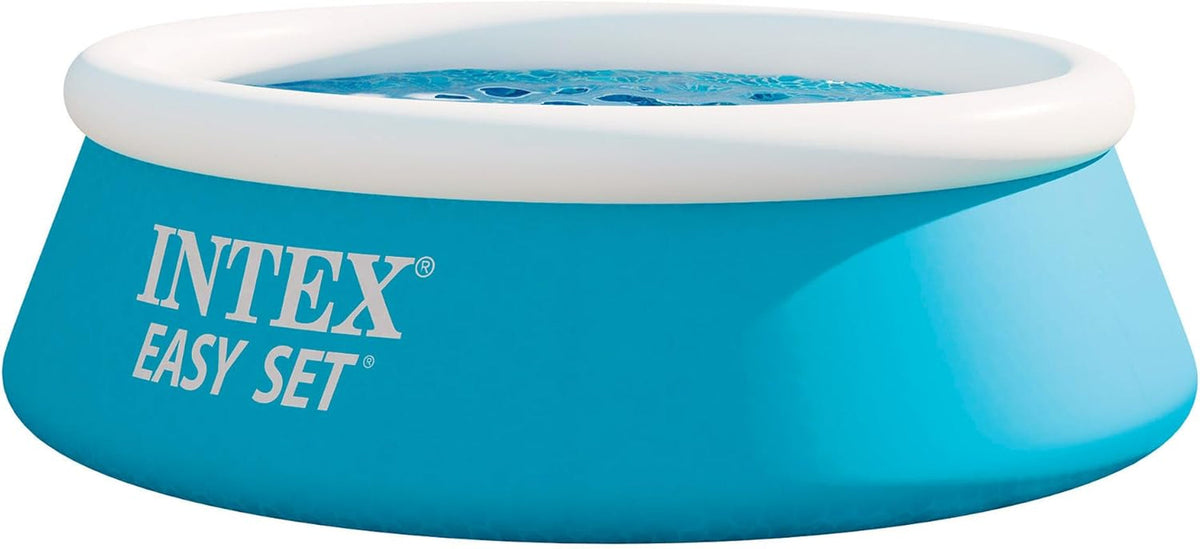 Piscină supraterană Intex Easy Set - pentru copii, 183cm x 183cm x 51cm, 28101NP, albastră