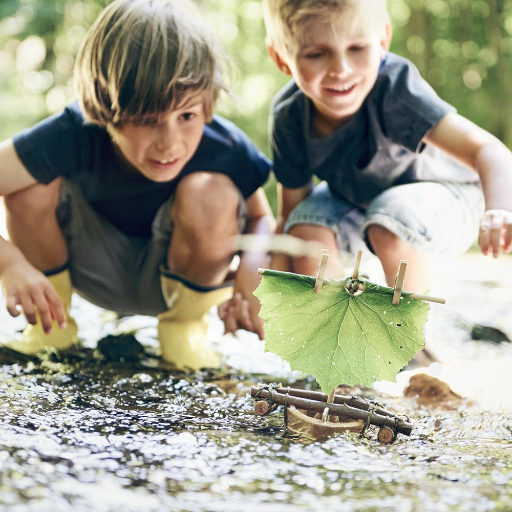 HABA Terra Kids Korkboot-Bausatz – DIY-Set zum Bauen & Gestalten eines schwimmfähigen Boots, mit Anleitung, ab 6 Jahren – 1304244001