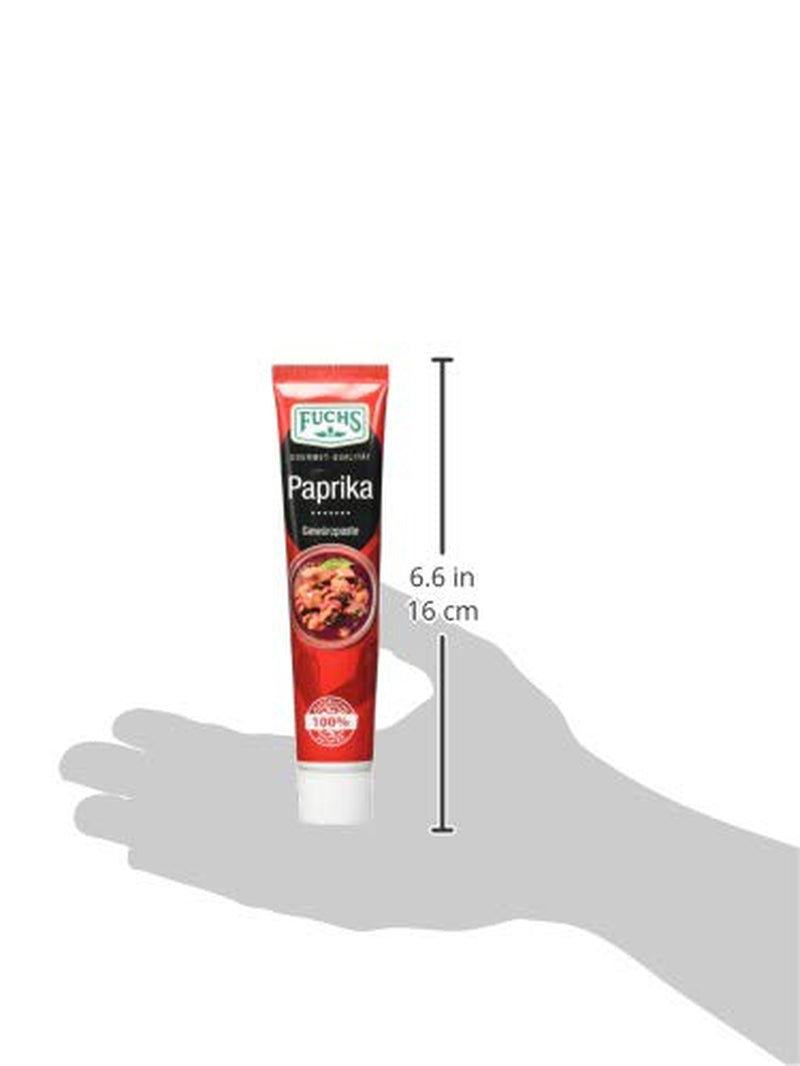 Fuchs Gewürze – Paprika Gewürzpaste, vollmundig pikantes Aroma, Paste zum Würzen von Soßen, Fleisch-Gerichten oder Suppen jeglicher Länder-Küchen, 60 g