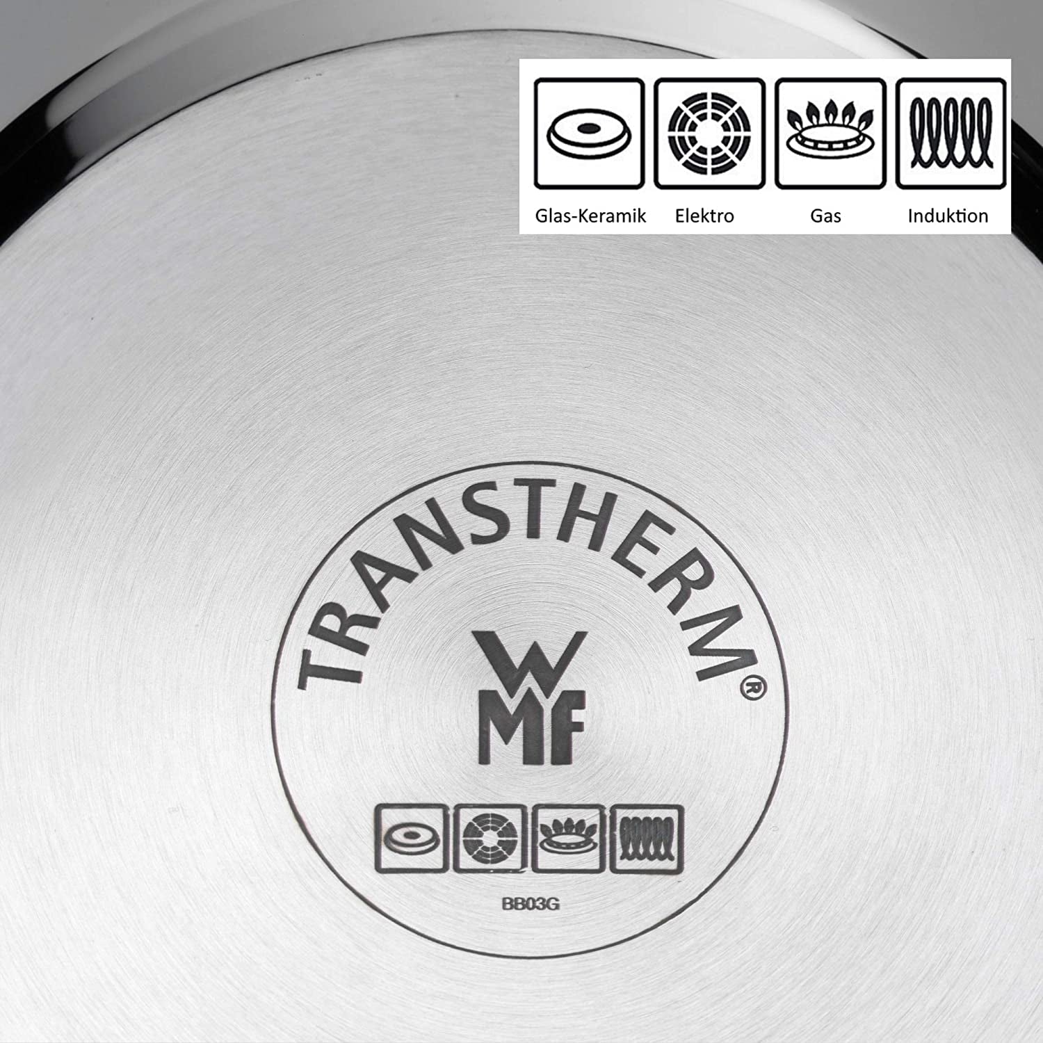 WMF Devil tigaie de tocană cu inducție 26 cm cu capac din sticlă, Cromargan din oțel inoxidabil acoperit, acoperire ceramică, rezistentă la cuptor Oale si Tigai Naty Shop