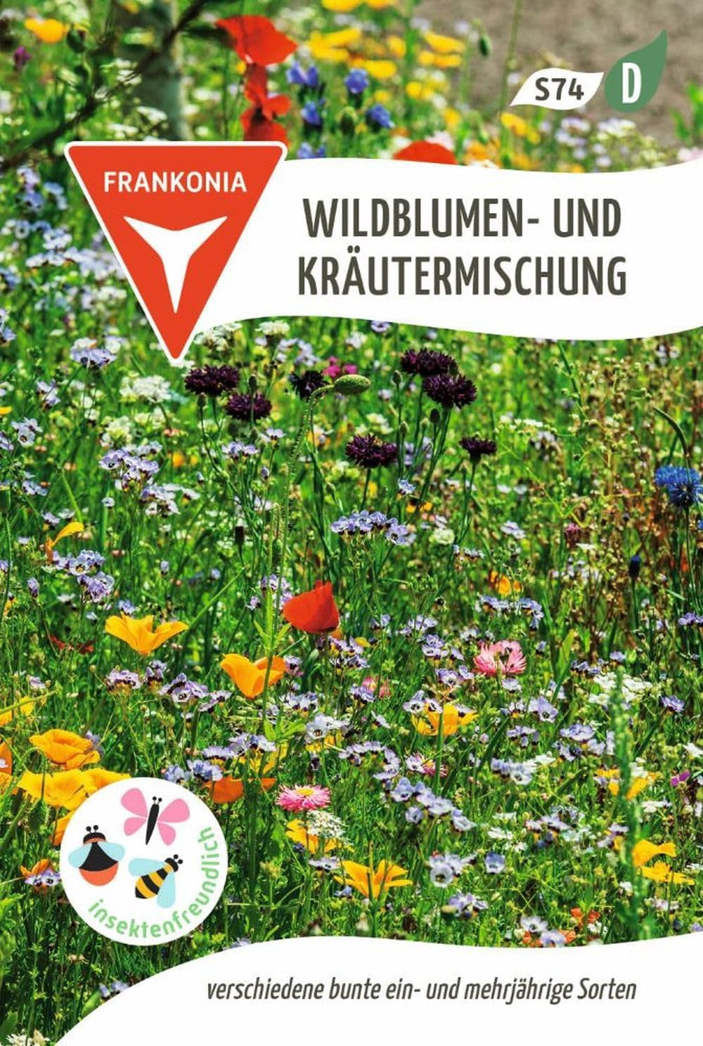 Wildblumen- Und Kräutermischung Blumenmischung Blumen-Samen Rasen Saatgut
