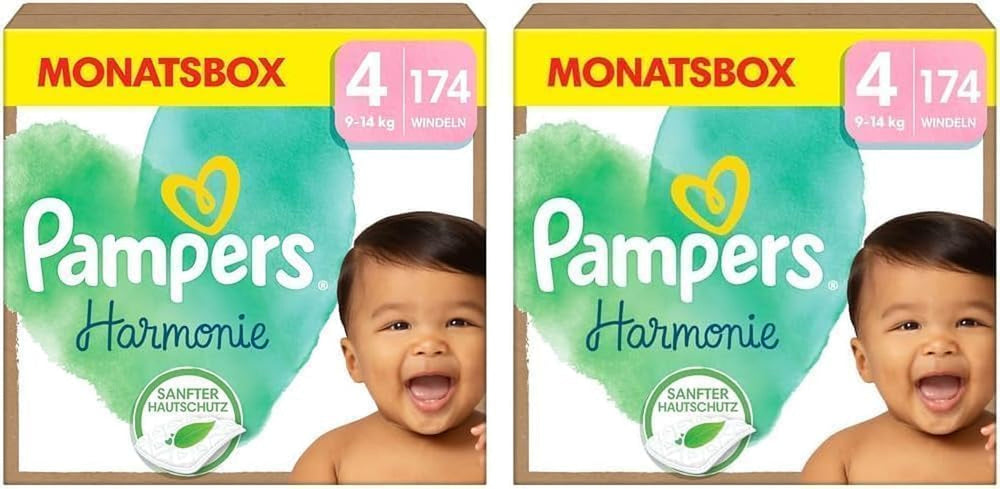 Pachet virtual: Șervețele umede Harmony mărimea 1 și Aqua