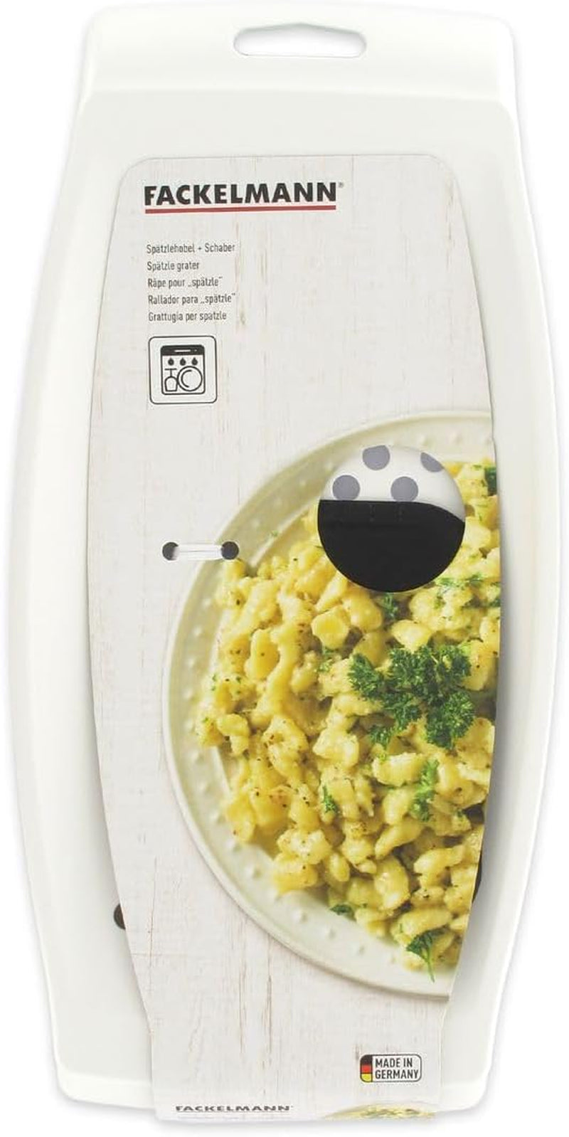 Fackelmann spaetzle răzătoare cu răzuitor de aluat Peeler Naty Shop