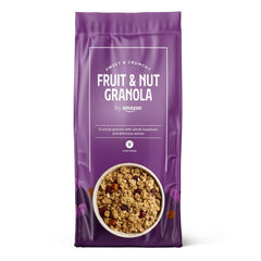 Muesli crocant cu fructe și nuci de la Amazon, 750 g