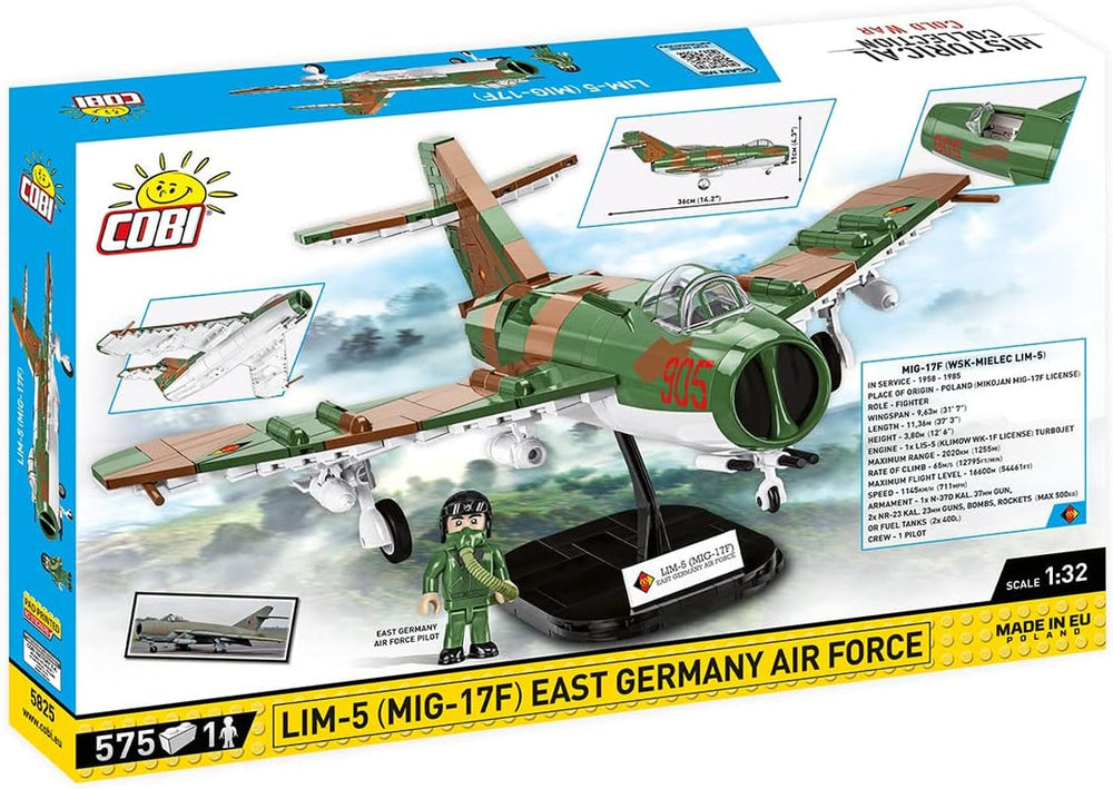 Cobi 5825 Lim-5 ( MiG-17F ) East Germany Air Force