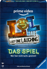 Ravensburger 27524 - Last One Laughing - Jocul de petrecere bazat pe serial, joc LOL pentru 3-8 jucători cu vârsta de 14 ani și peste, peste 350 de sarcini pentru provocarea „Don't Laugh”, jocul de cărți distractiv bazat pe sezoanele 1, 2, 3 și 4 LOL