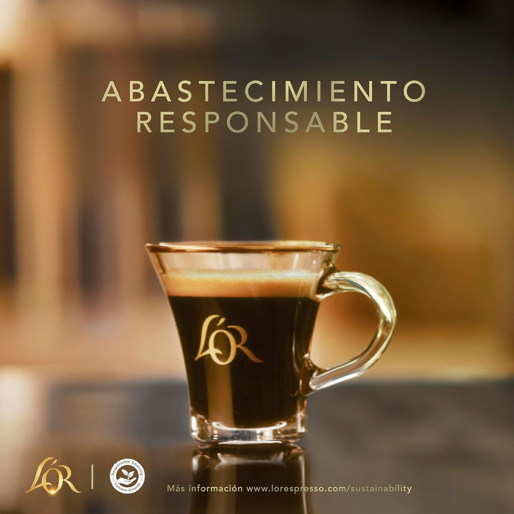 L'OR Espresso Kaffeekapseln Onyx | Intensität 12 | 200 kompatible Kapseln Nespresso (R)* - Amazon Exclusive