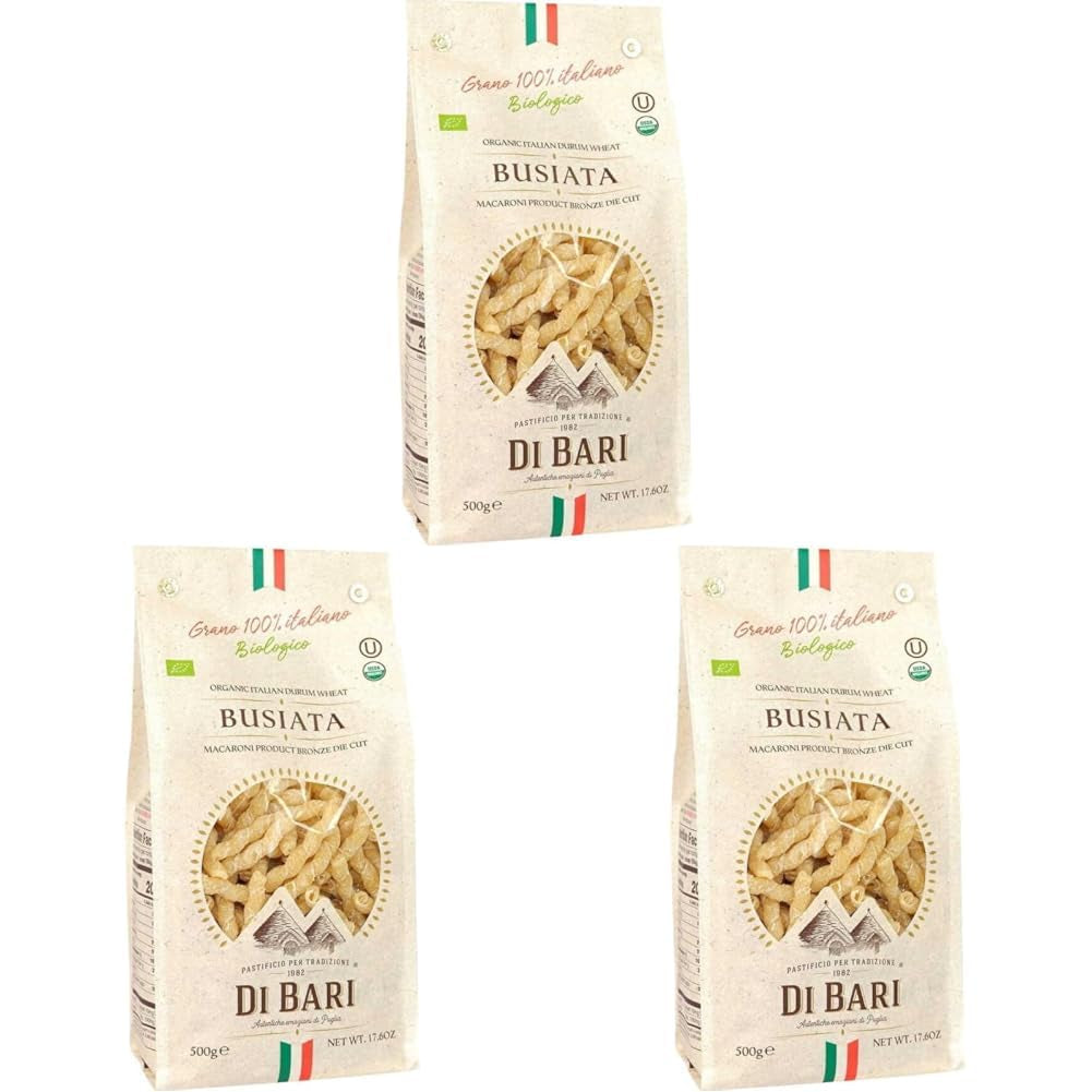 Paste Busiata organice, 0,5 kg