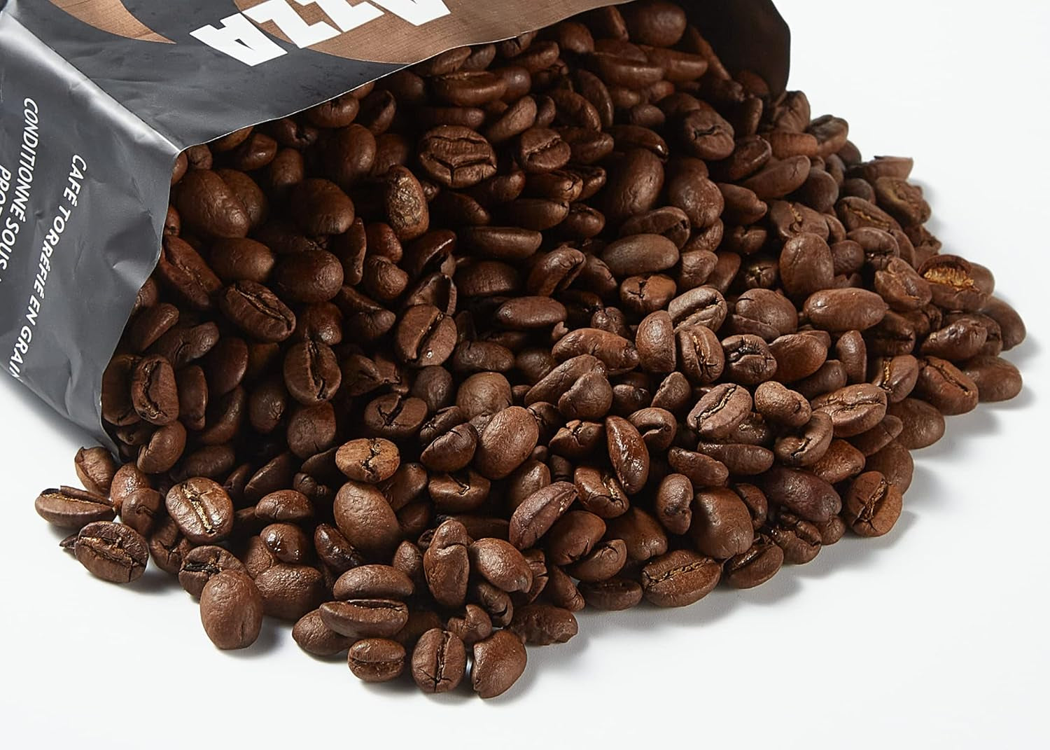 Boabe de cafea Lavazza Espresso Italiano, 100% Arabica Espresso, echilibrate și aromate, pachet de 500g