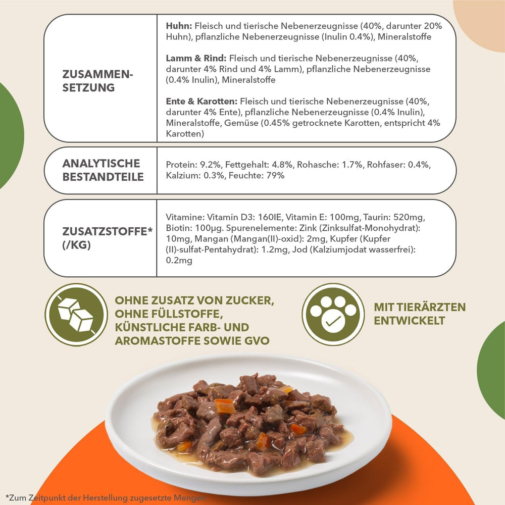 IAMS Delights Land Collection Hrană umedă pentru pisici fără cereale - Pachet multiplu cu varietăți de carne în sos, hrană umedă fără cereale pentru pisici de la 1 an, 12 x 85 g